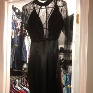 Black cocktail dress